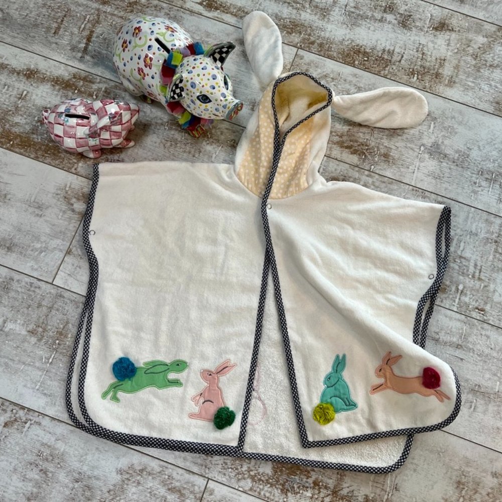 FIRM!  MacKenzie-Childs Cottontale Children's Poncho/Beach & Bath Coverup
